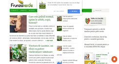 Desktop Screenshot of frunza-verde.ro